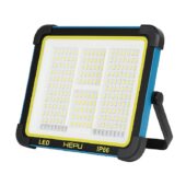 L-34 Güneş Enerjili Taşınabilir LED Çalışma,Kamp,Karavan,Dış Mekan Lambası Solar+USB Şarjlı, Mıknatıslı Taban