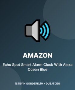 Amazon Echo Spot Smart Alarm Clock With Alexa Ocean Blue