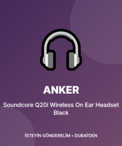 Anker Soundcore Q20i Wireless On Ear Headset Black