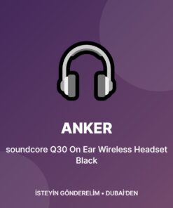 Anker soundcore Q30 On Ear Wireless Headset Black