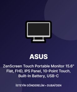 Asus ZenScreen Touch Portable Monitor 15.6" Flat, FHD, IPS Panel, 10-Point Touch, Built-In Battery, USB-C