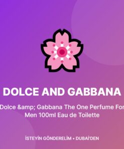 Dolce & Gabbana The One Perfume For Men 100ml Eau de Toilette