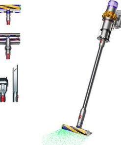 Dyson V15 Detect Absolute gümüş kablosuz süpürge ve başlıkları