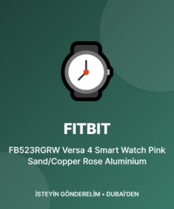 Fitbit FB523RGRW Versa 4 Smart Watch Pink Sand/Copper Rose Aluminium