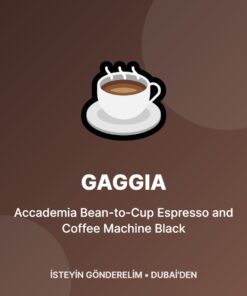 Gaggia Accademia Bean-to-Cup Espresso and Coffee Machine Black