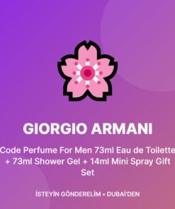 Giorgio Armani Code Perfume For Men 73ml Eau de Toilette + 73ml Shower Gel + 14ml Mini Spray Gift Set