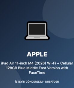 iPad Air 11-inch M4 (2026) Wi-Fi + Cellular 128GB Blue Middle East Version with FaceTime