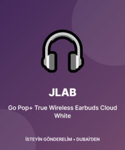 JLab Go Pop+ True Wireless Earbuds Cloud White