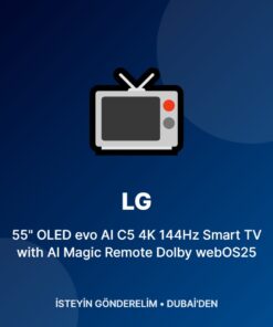 LG 55" OLED evo AI C5 4K 144Hz Smart TV with AI Magic Remote Dolby webOS25