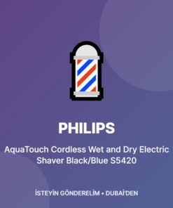 Philips AquaTouch Cordless Wet and Dry Electric Shaver Black/Blue S5420