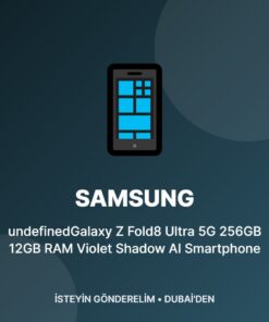 Samsung Galaxy Z Fold8 Ultra 5G 256GB 12GB RAM Violet Shadow AI Smartphone