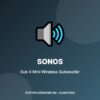 Sonos Sub 4 Mini Wireless Subwoofer