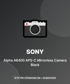 Sony Alpha A6400 APS-C Mirrorless Camera Black