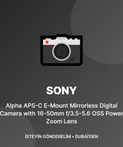 Sony Alpha APS-C E-Mount Mirrorless Digital Camera with 16-50mm f/3.5-5.6 OSS Power Zoom Lens