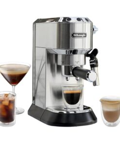 De’Longhi Dedica Style Pompalı Espresso Makinesi, Gümüş