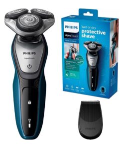 Philips AquaTouch S5420 Islak ve Kuru Kablosuz Tıraş Makinesi, Siyah/Mavi