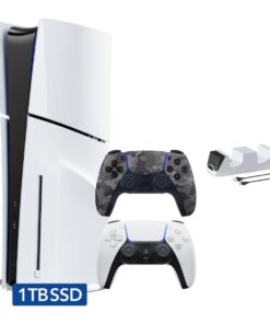 Sony PlayStation 5 Diskli Konsol Beyaz + Ek Siyah Kumanda