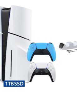 Sony PlayStation 5 Diskli Konsol Beyaz + Ek Kablosuz Mavi Kumanda